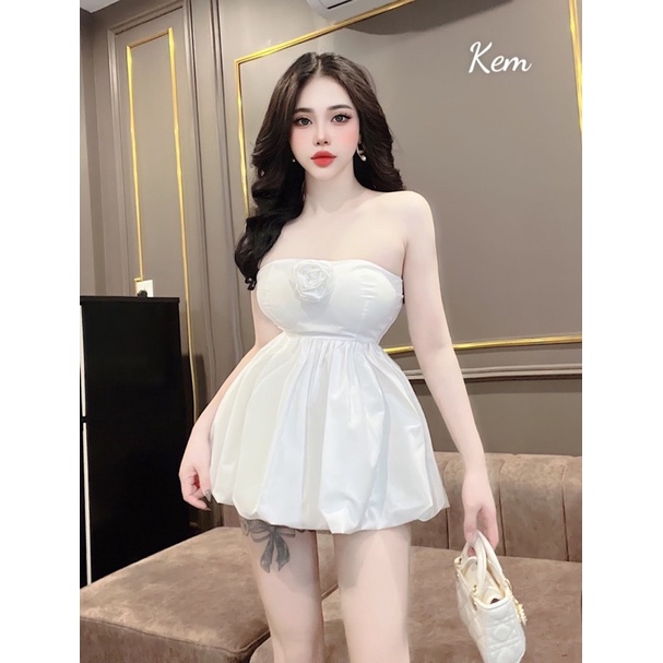 Sét váy quây đính hoa