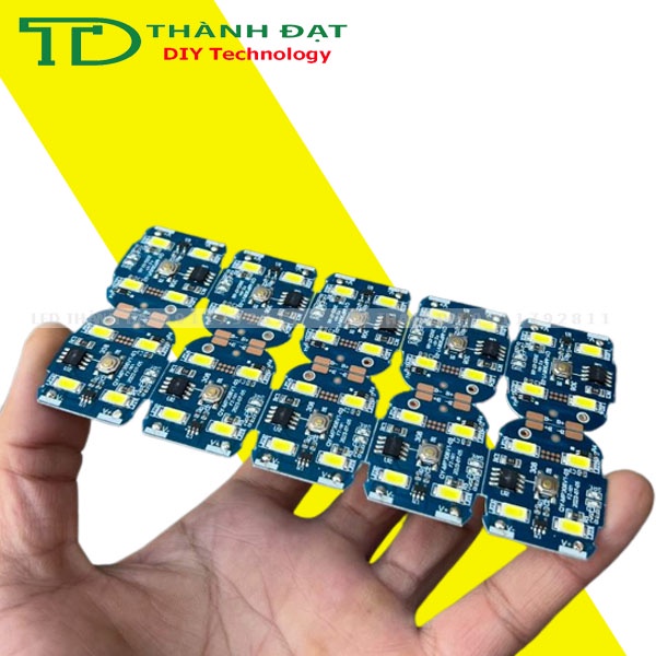 Mạch led 3.7V-5V mini 3 chế độ sáng