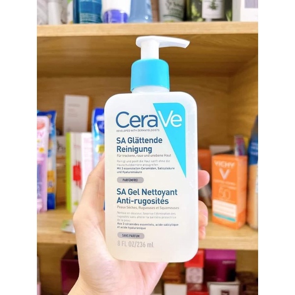 Sữa rửa mặt Cerave Renewing SA Cleanser 237ml