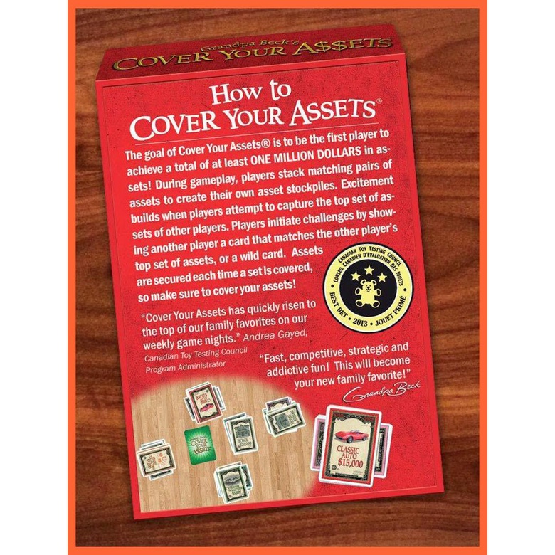 Bộ Thẻ Bài Trò Chơi Gia Đình Vui Nhộn Cho Thanh Thiếu Niên Và Người Lớn Che Phủ Tài Liệu Ông Bà Beck chunvn