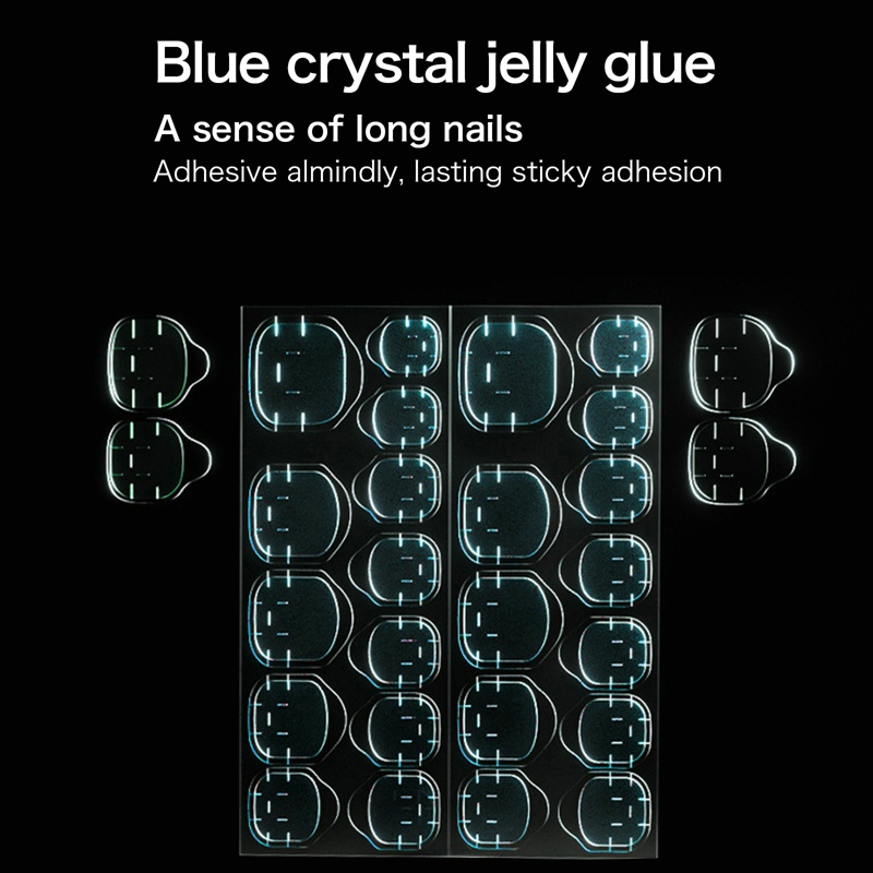 Set 24 Miếng Dán Móng Tay Giả Trong Suốt Tự Dính dreamdiary