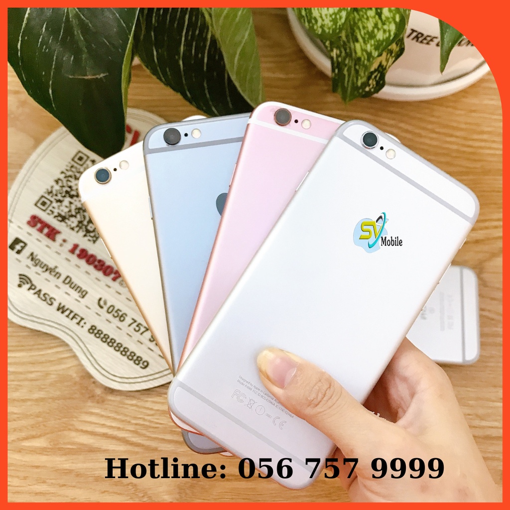 Điện thoại 6S- Quốc tế- Bộ nhớ 16-32-64-128GB. Tặng phụ kiện khi mua máy. bảo hành 12 tháng