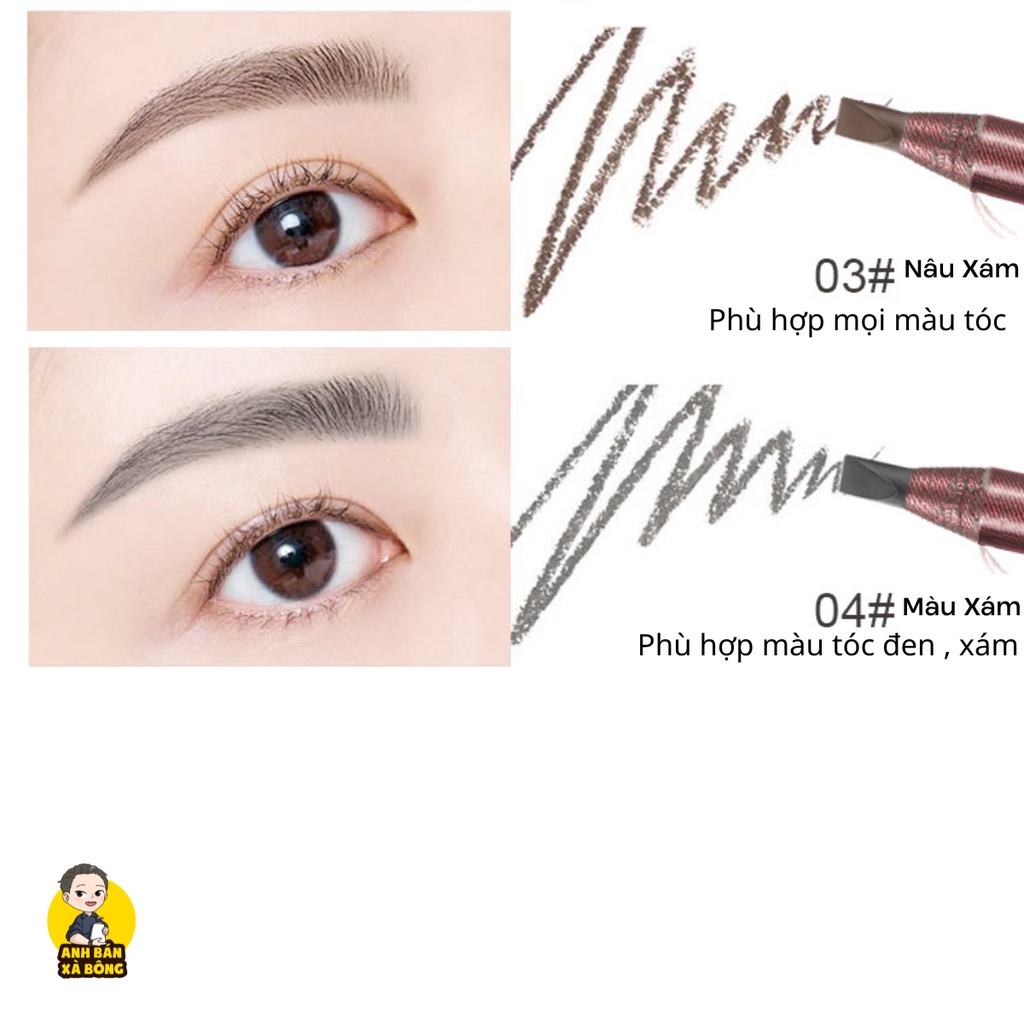Chì Xé Kẻ Mày WODWOD Sketch Machete Eyebrow Pencil W938