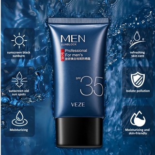 Kem chống nắng body SPF35 + Giúp Làm Trắng Và Dưỡng Ẩm Chống Thấm Nước Dành Cho Nam Giới vêz