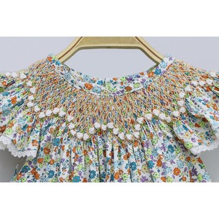 ĐẦM SMOCK HOA NHÍ