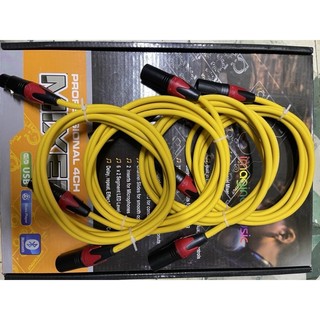 Dây mic canon dành micro nguồn 48v k200,k320,k600 dài 3mét kết nối với sound cảd k10,icon... bh 3 tháng