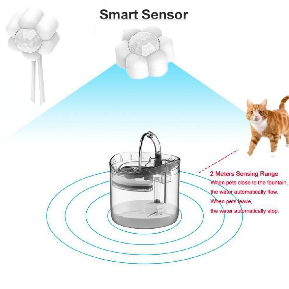 Đài Phun Nước Uống Trong Suốt Thông Minh Điều Chỉnh Được Nhiệt Độ Không Đổi Kèm Bộ Lọc Thay