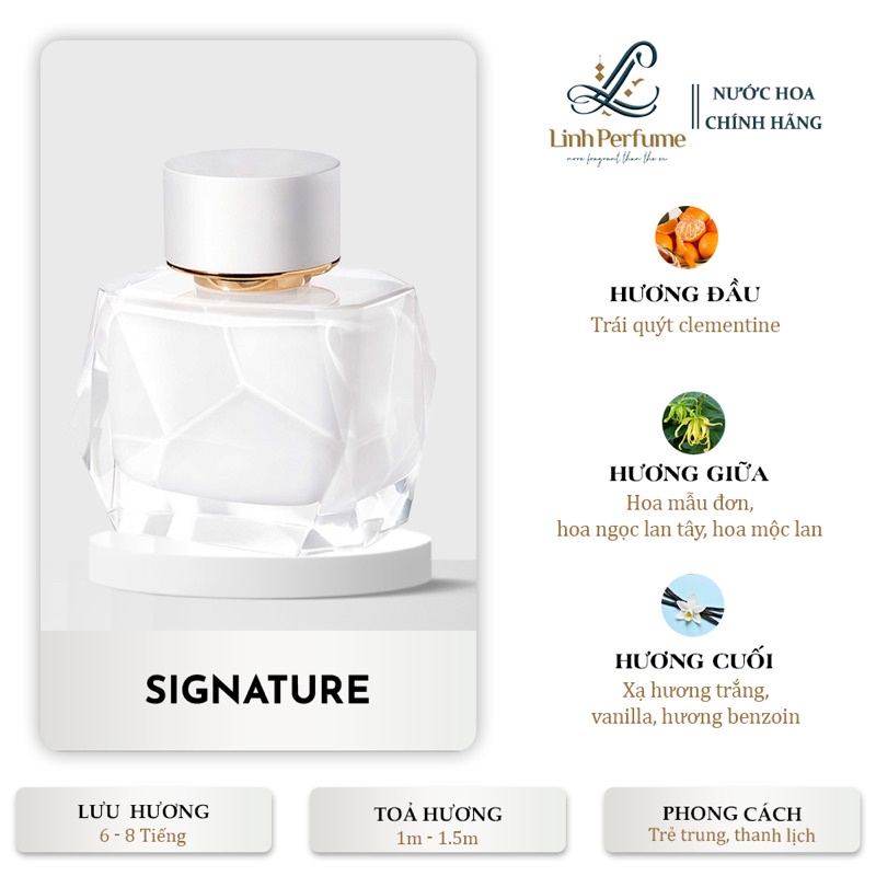 Nước hoa nữ SIGNATURE chiết