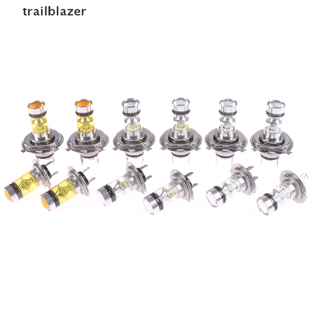 Set 2 Đèn LED Sương Mù H4 / H7 9003 HB2 8000K Hi / Lo 20 Cho Xe Ô Tô UIO