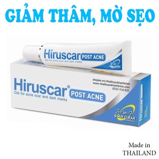 Hiruscar Post Acne Gel xử lý thâm mụn, sẹo mụn