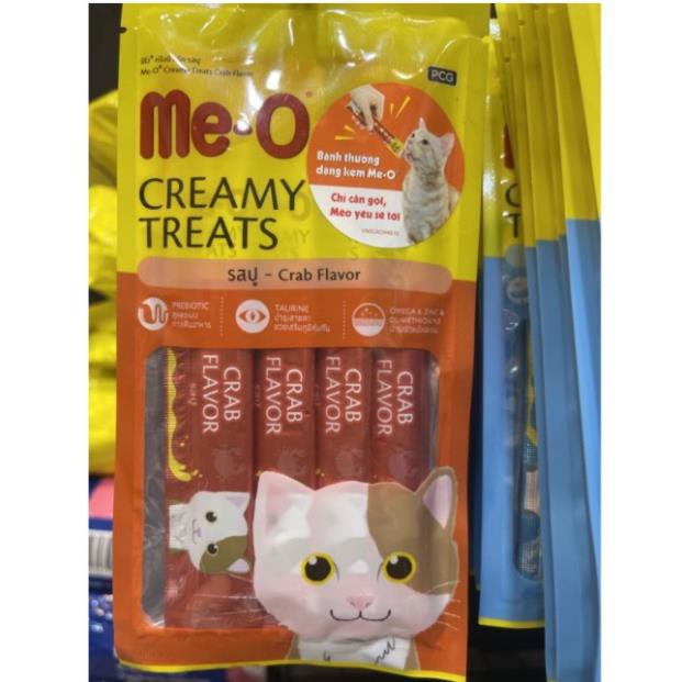 ME-O CREAMY TREAT (1 thanh 15gr) BÁNH THƯỞNG DẠNG KEM ME-O Pate súp thưởng cho mèo vâng lời