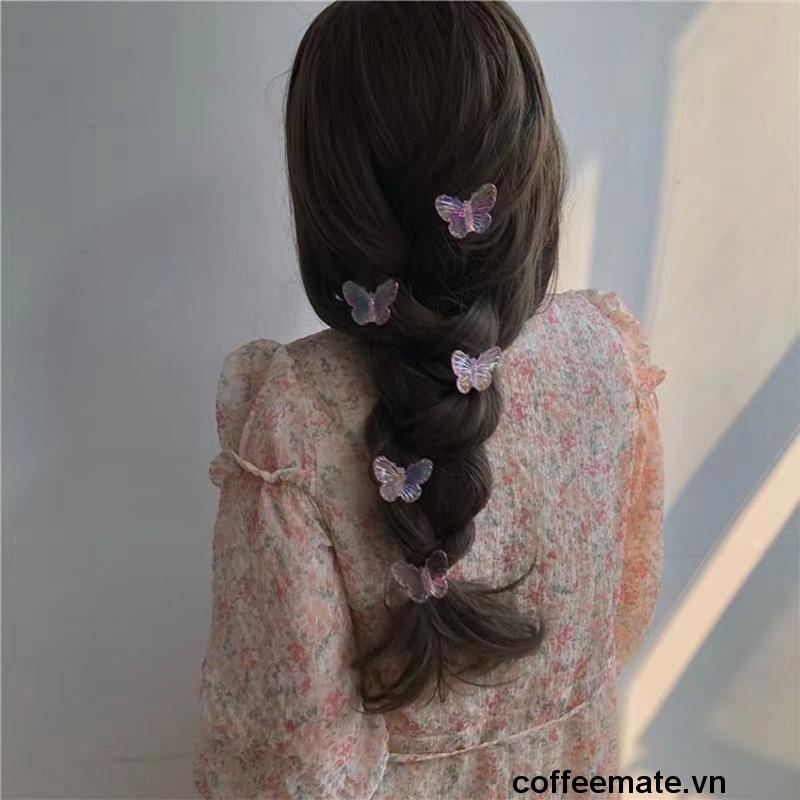 ⚡Kẹp Tóc Hình Bướm Bằng Nhựa Thiết Kế Xinh Xắn Thời Trang