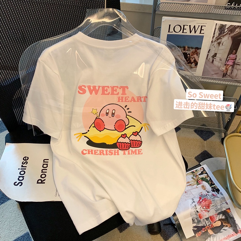 NRVP Áo Thun Unisex Dáng Rộng Tay Ngắn In Họa Tiết Phong Cách Hàn Quốc Plus Size 5XL Thời Trang 2023