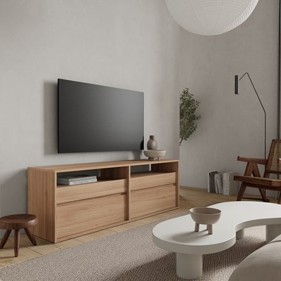 DECI, Tủ trang trí, tủ TV TVD_030, 160x40x54cm, tủ gỗ Scandi Home