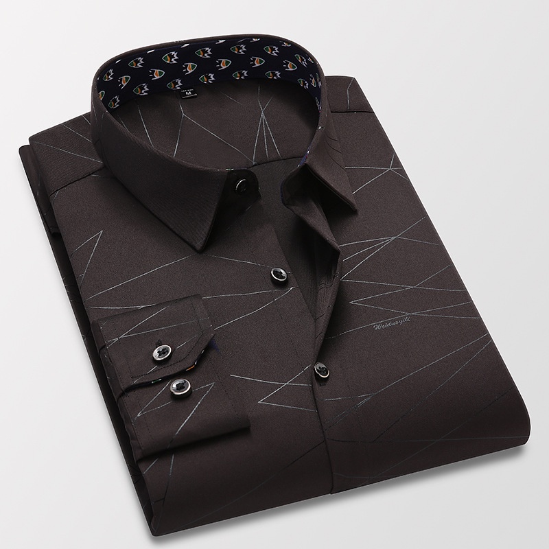 Áo Sơ Mi Nam Dài Tay Màu Đỏ Thời Trang Công Sở