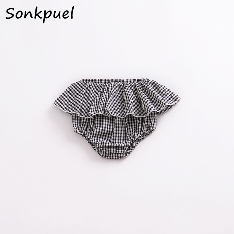 Quần Short Viền Bèo Dễ Thương Thời Trang Mùa Hè Cho Bé Gái 0-3 Tuổi