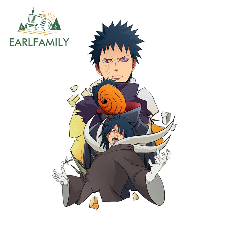 Miếng Dán Trang Trí Xe Hơi Hình Obito Uchiha Naruto 13Cmx8.5Cm Chống Thấm Nước