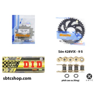 NSD Nhông dĩa Recto sên vàng TFX DID phốt cao su GPX Legend