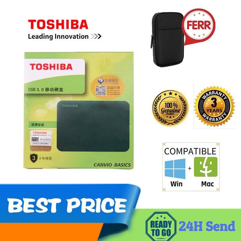 Ổ Cứng Ngoài SSD Toshiba XS700 1TB 2TB USB 3.1 Tốc Độ Cao Kèm Túi Đựng