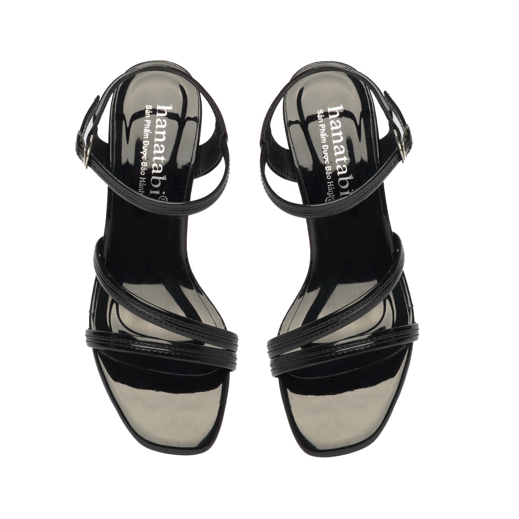 Sandal Nữ Hanatabi Quai Hai Dây Gót Vuông Cao 5cm Hậu C Mã SDH5F89