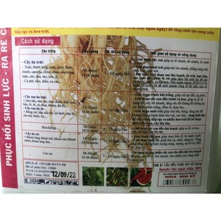 Phân bón Nhân Sâm Cây Trồng cal 5 lít