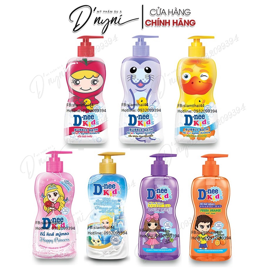 Sữa Tắm Dnee Kid Thái Lan Dạng Gel Cho Bé Từ 3 Tuổi Trở Lên 400ml