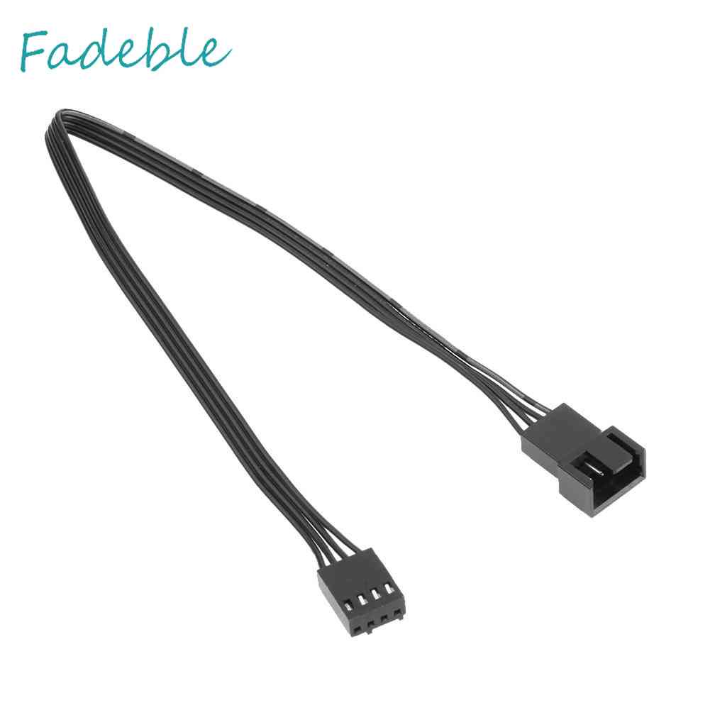 Cáp Nối Dài Bo Mạch Chủ 4Pin Cái Sang PWM Quạt 4Pin Đực 25cm