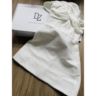 pass đầm rớt vai Dzung Biez size S new tag