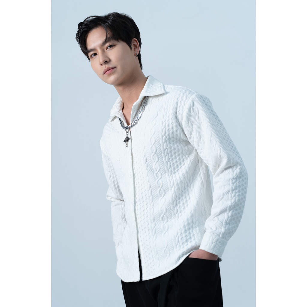 Áo Sơ Mi BEVIS SHIRT Chất liệu Dạ Ép NTC Việt Nam A124