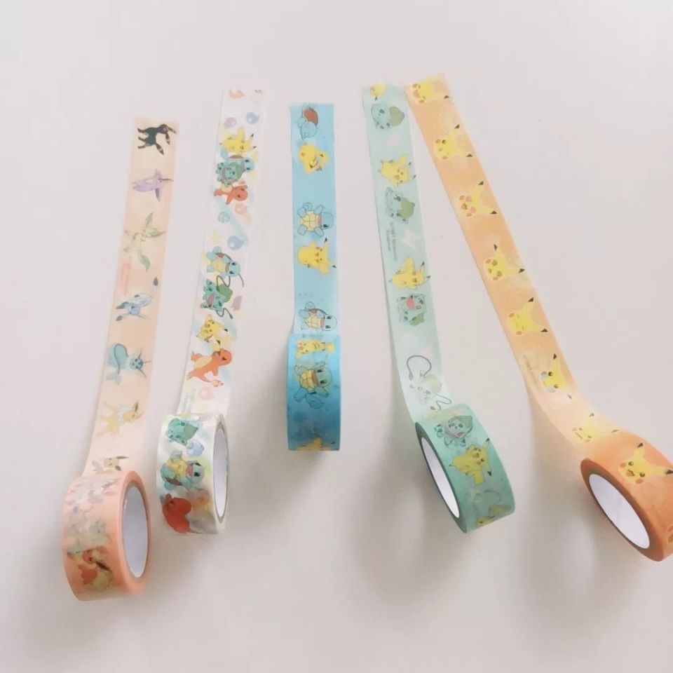 Cuộn Băng Keo Dán 10m Hình Pokemon Pikachu Hóa Trang Diy Cho Bé
