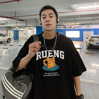 Áo thun tay lỡ unisex RUENG