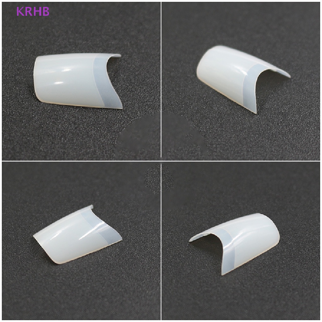 Set 500 Móng Tay Giả Ngắn Hình Vuông Kích Thước 10 (0-9) Mới