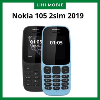 Điện thoại nokia 105 2019 2 sim tặng phụ kiện pin sạc- full hộp