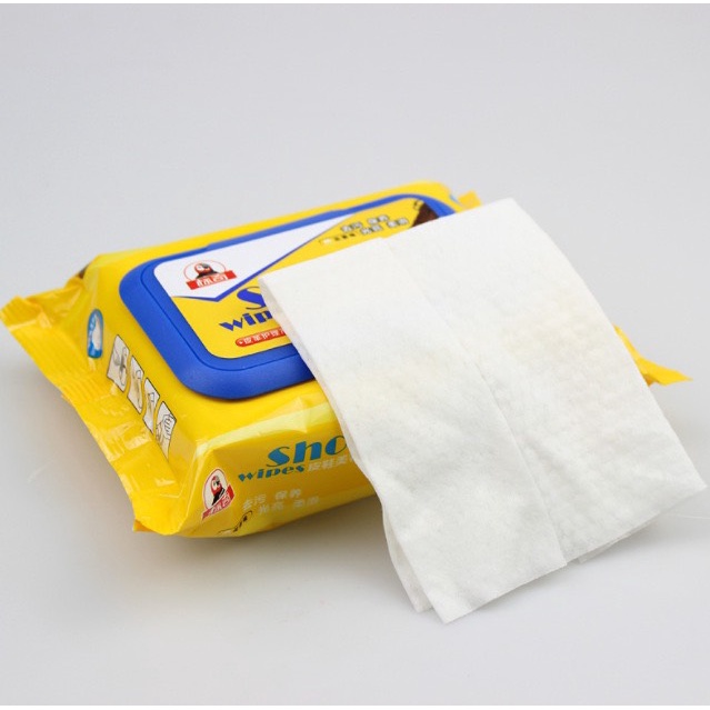 Combo 30 Tờ Khăn Giấy Lau Giày Sneaker Siêu Sạch Không Hoá Chất Làm Hại Da Tay, Vải Giày H304-A