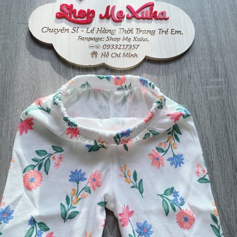 Đồ bộ áo babydoll quần dài bé gái Miwoo xuất Nhật