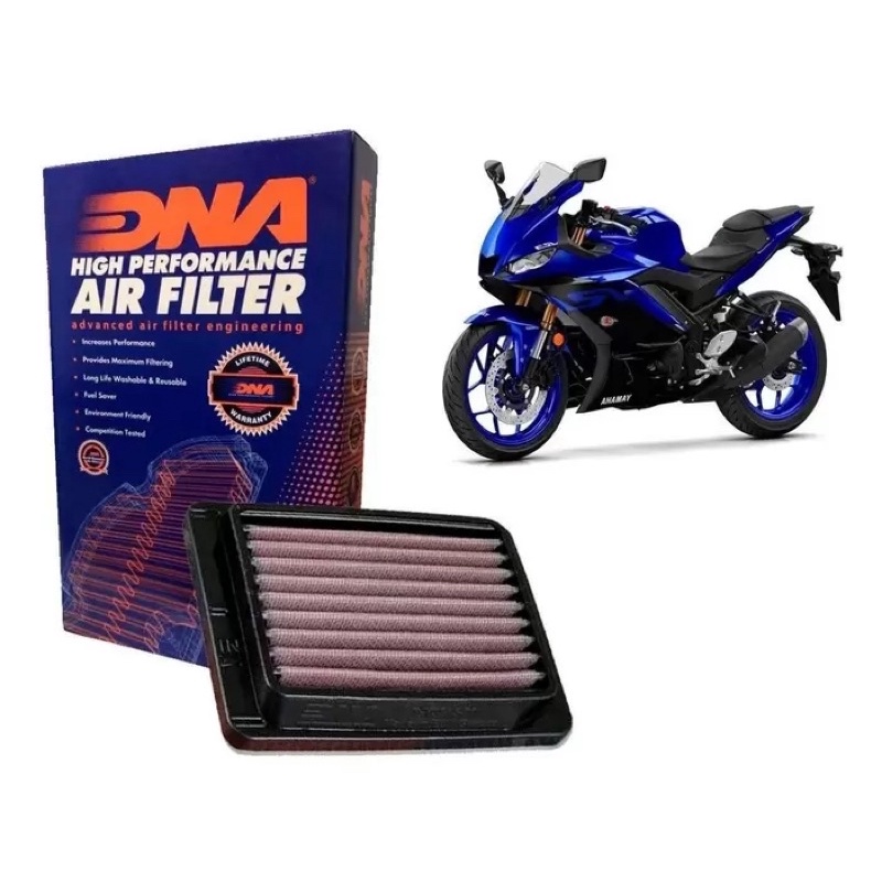 Lọc gió DNA r3 mt03 gsx r150 bandit 150| lọc gió xài vĩnh viễn