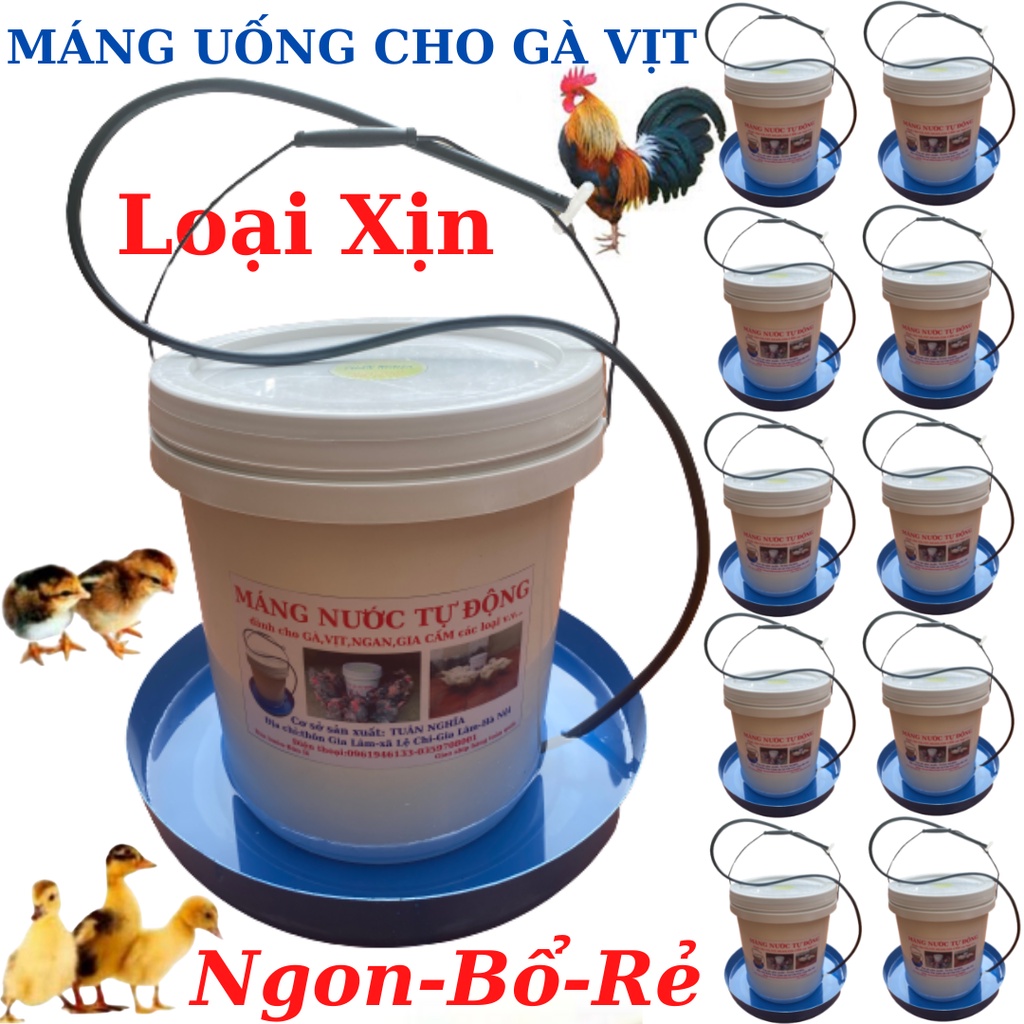 Máng uống nước tự động cho Ngan,Vịt,Gà loại bền,hiệu quả giá rẻ!