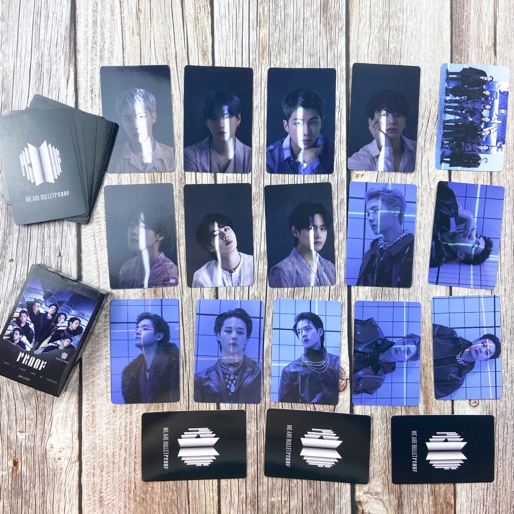Hộp 55 Thẻ BTS Proof Album Lomo Card Photocard Postcard