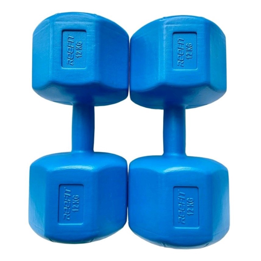 Bộ 2 Tạ tay nhưa lục giác 12kg (2 quả)