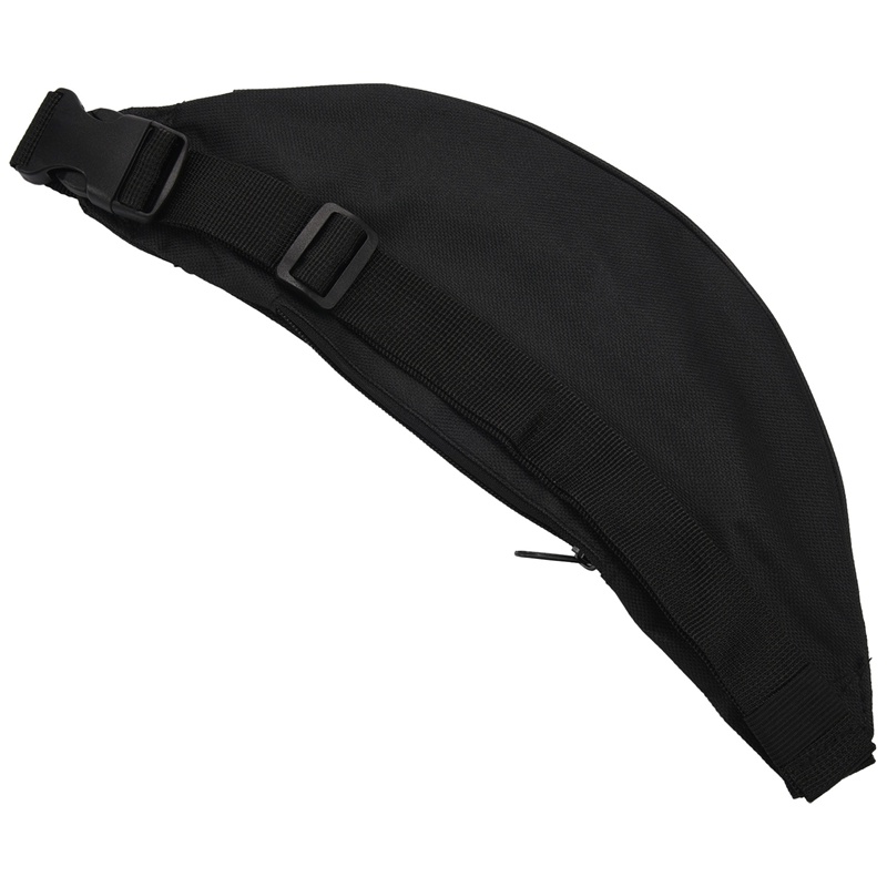 Túi Đeo Hông Unisex Có Khóa Kéo Tiện Dụng Đen