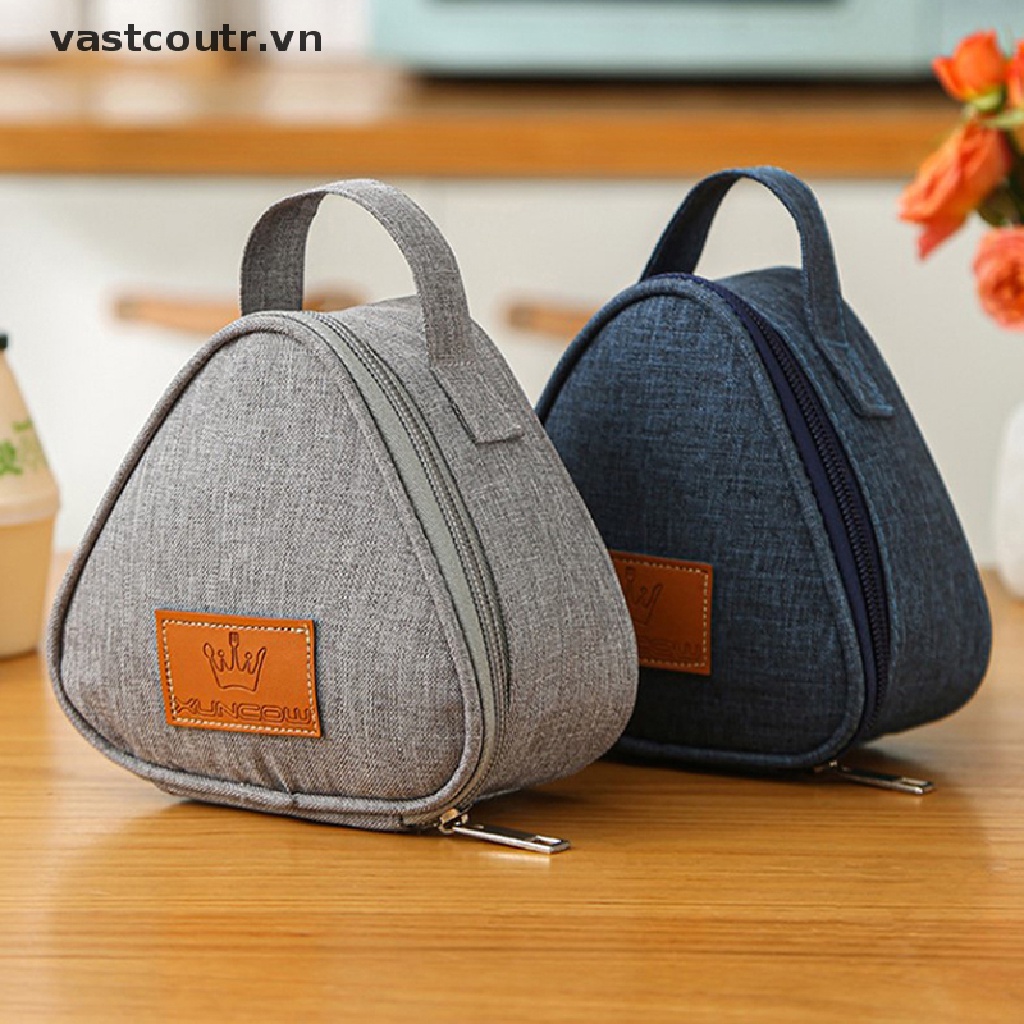 1 Túi Lá Nhôm Mini Hình Tam Giác Cách Nhiệt Đựng Cơm Trưa