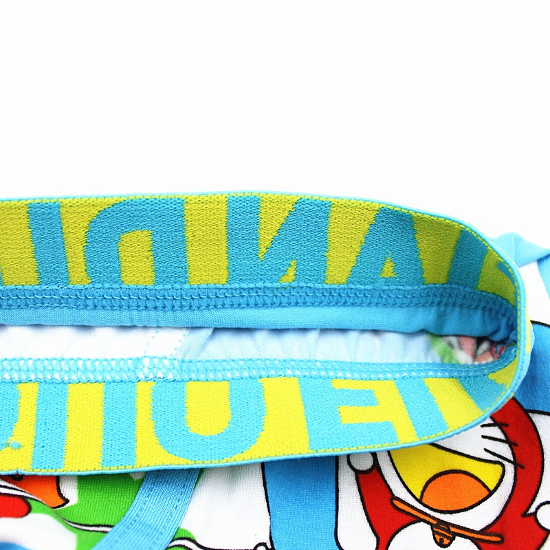 Quần Lót Boxer Lưng Thun In Hình Doraemon Dễ Thương Cho Bé Trai