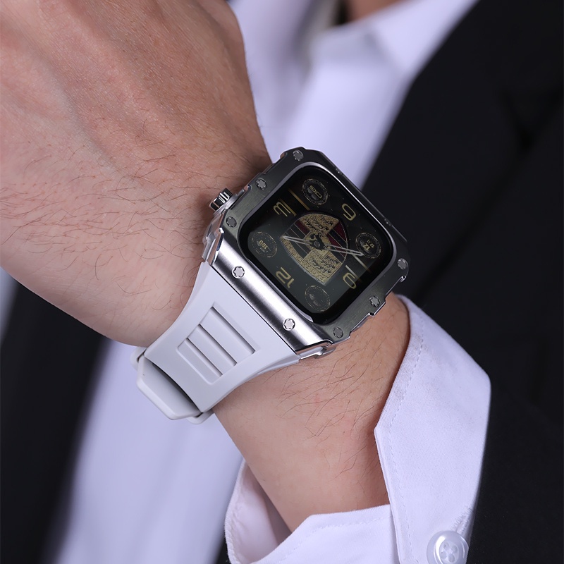 Dây Đeo Inox Cho Đồng Hồ Thông Minh apple Watch series 8 SE 7 6 5 4 44mm 45mm