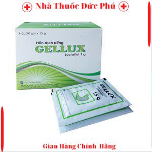 Gellux- Giảm Trào Ngược Dạ Dày, Giảm Thiểu Các Biểu Hiện Của Viêm Loét Dạ Dày - Hộp 20 gói X