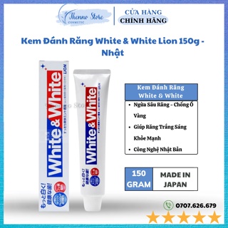 Kem Đánh Răng White & White Lion 150g - Nhật