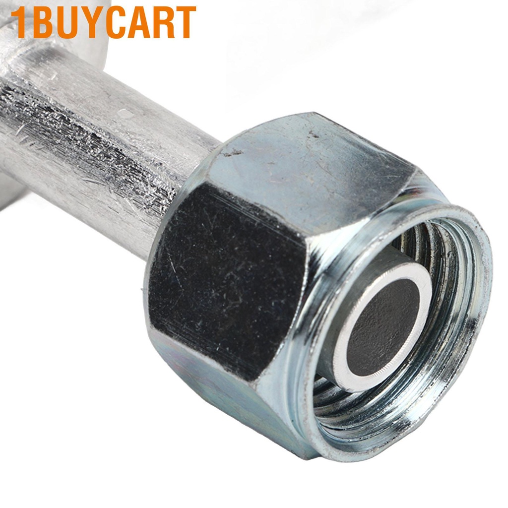 1buycart 10 Pcs 1/2in Straight Air Conditioning Beadlock Aluminium AC Splicer Hose Fitting for Car Truck Engineering Vehicles