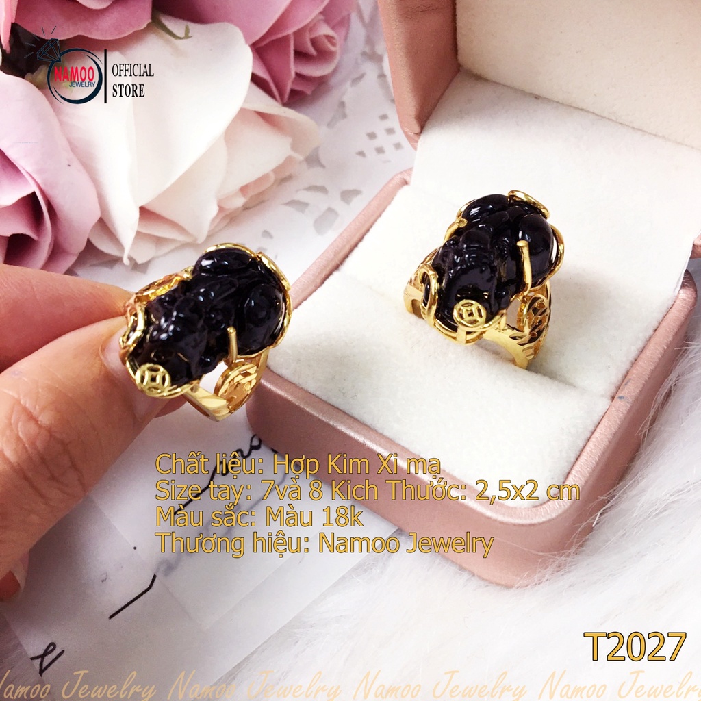 Nhẫn Tỳ Hưu Mang Đến Tài Lộc Và May Mắn Cho Nữ N149  Namoo Jewelry
