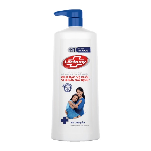 Sữa Tắm Lifebuoy Ion Bạc Chăm Sóc Da 1kg/Túi 800g