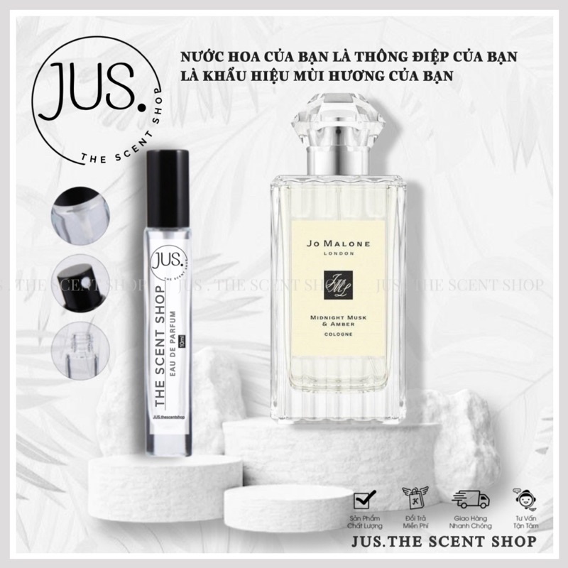 Nước hoa Jo Malone Midnight Musk & Amber Tester 5ml/10ml [ 𝐉𝐔𝐒.𝐓𝐡𝐞𝐬𝐜𝐞𝐧𝐭 ]