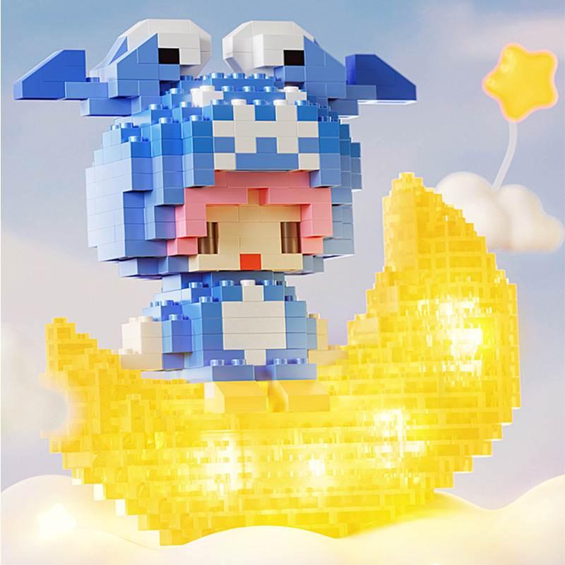 LEGO 12 Cung Hoàng Đạo Có Đèn Led Phát Sáng Siêu Kute